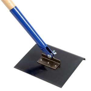 Plavi čelični rubnik za hodanje sa ručkom Beton Trowel